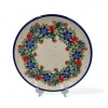 TALERZ 16CM  - ceramika Bolesławiec, wianek 1535