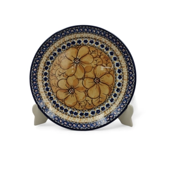 TALERZ 20cm - / Ceramika Artystyczna Bolesławiec / 86 / U408B / Gatunek 1