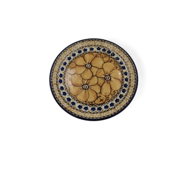 TALERZ 16cm - / Ceramika Artystyczna Bolesławiec / 261 / U408B / Gatunek 1